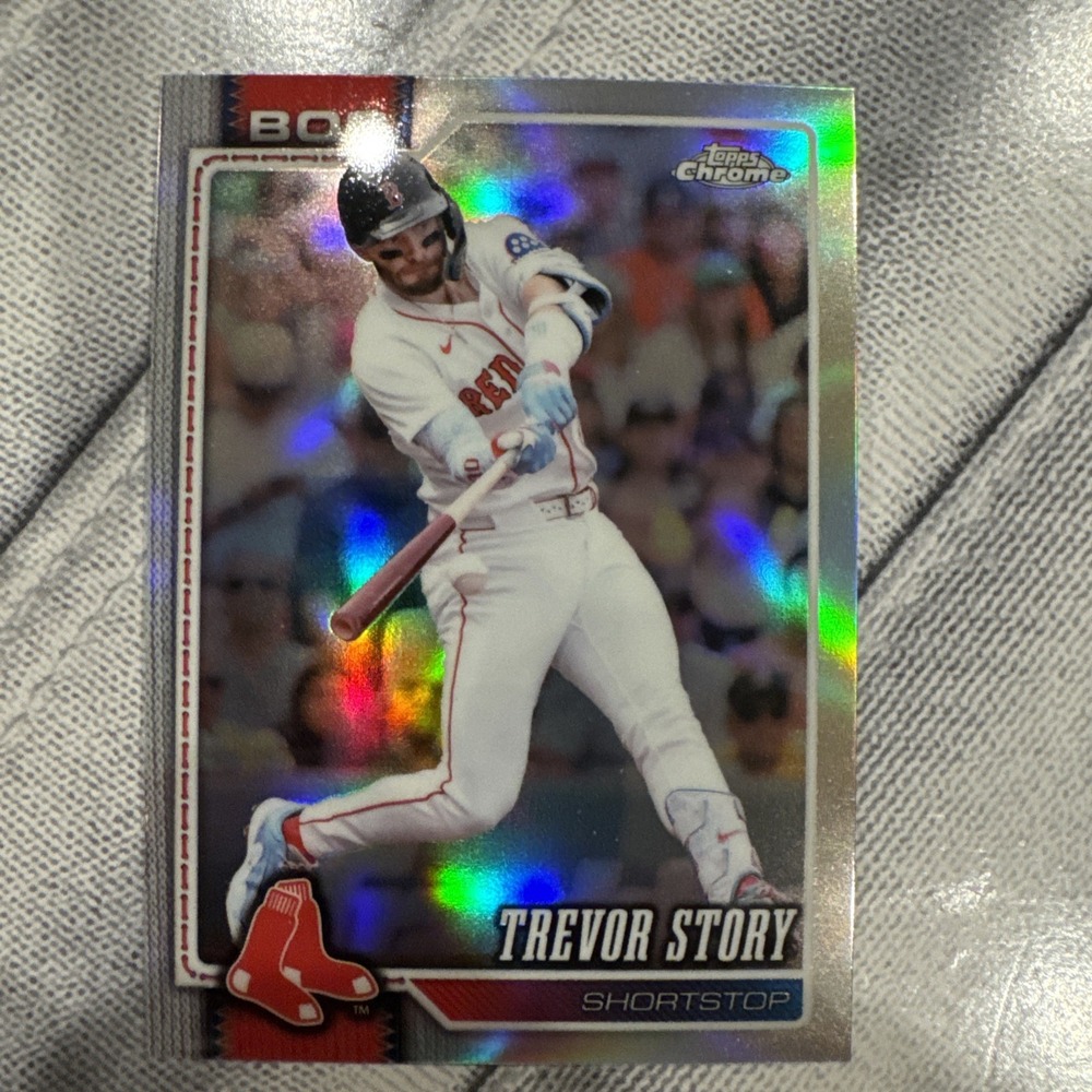 2026 Topps Chrome Trevor Story Refractor #65 Boston Red Sox